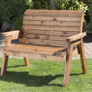 Charles Taylor 2 Seater Wooden Bench