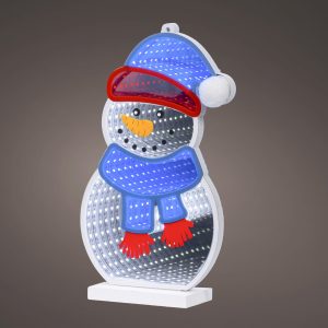 LED Snowman Infinity Light (Indoor)