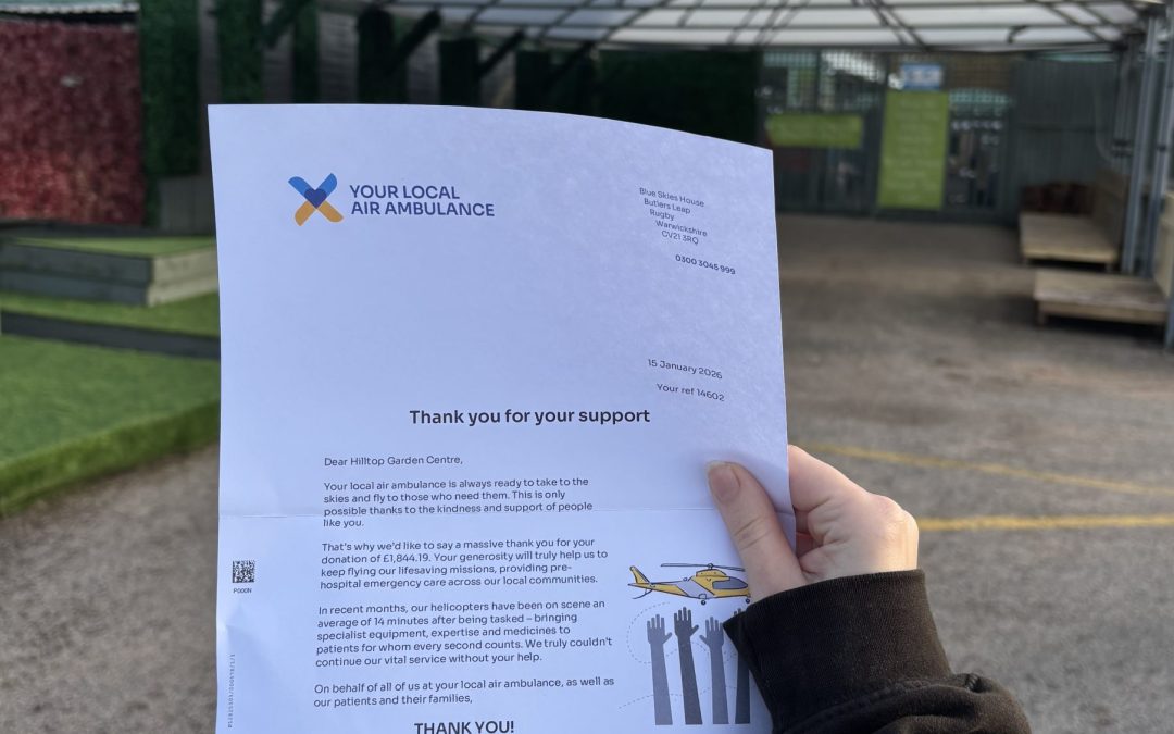 Supporting the Air Ambulance: Thank You for Helping Us Raise £1,844.19