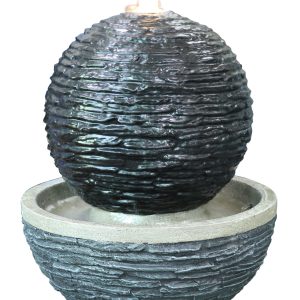 Johnstone Slate Sphere Water Feature by Hamac