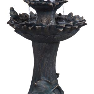 Solar Birds at Fountain Water Feature by Hamac