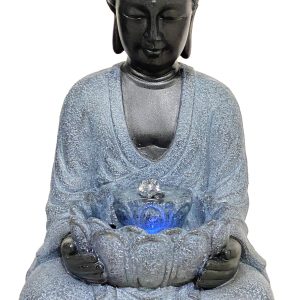 Solar Connor Buddha Water Feature by Hamac
