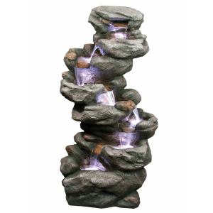 7 Fall Rock Water Feature by Hamac