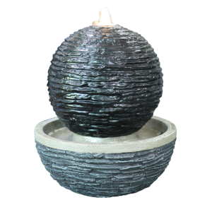 Johnstone Slate Sphere Water Feature by Hamac