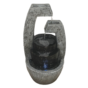 Solar Kells Carved Stone Water Feature by Hamac