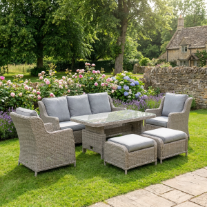 Trieste Wingback Lounge Set by Garden Furniture Global