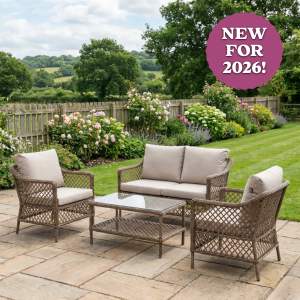 Rose 4 Piece Lounge Set by Garden Furniture Global