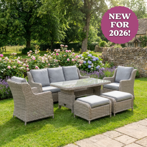 Trieste Wingback Lounge Set by Garden Furniture Global