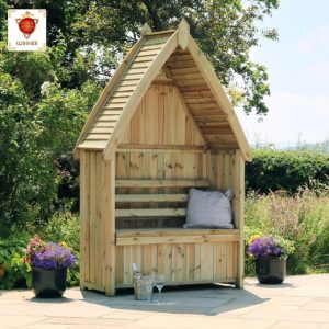 Cheltenham Arbour with Storage by Zest Outdoor Living