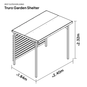 Truro Garden Shelter by Zest Garden Living